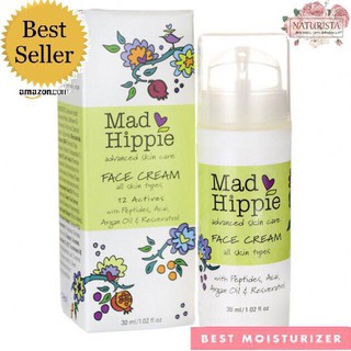 Kem Dưỡng Da Ngừa Lão Hóa MAD HIPPIE FACE CREAM da nhạy cảm lành tính organic dùng được cho bà bầu 30mL