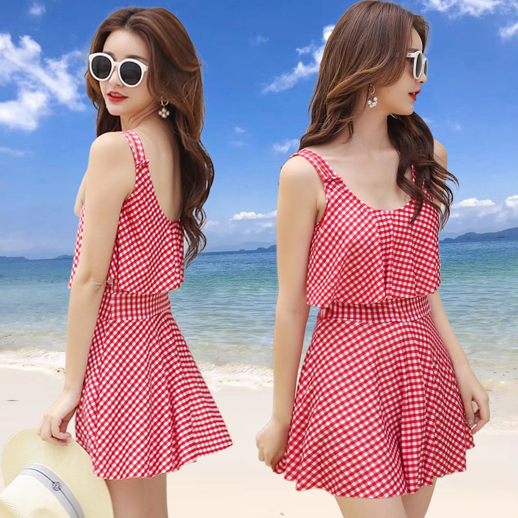 Đồ Bơi Một Mảnh Họa Tiết Ca Rô Quyến Rũ Dành Cho Nữ | BigBuy360 - bigbuy360.vn