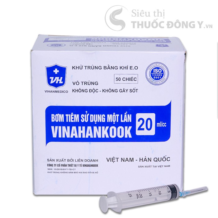 Bơm tiêm Vinahankook đủ loại vô trùng, bơm tiêm tiểu đường Vinahankook