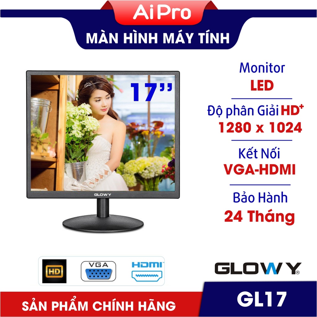 Màn hình vuông Gloway 17'' - Chính hãng - Mới 100% - Bảo hành 24 tháng | WebRaoVat - webraovat.net.vn