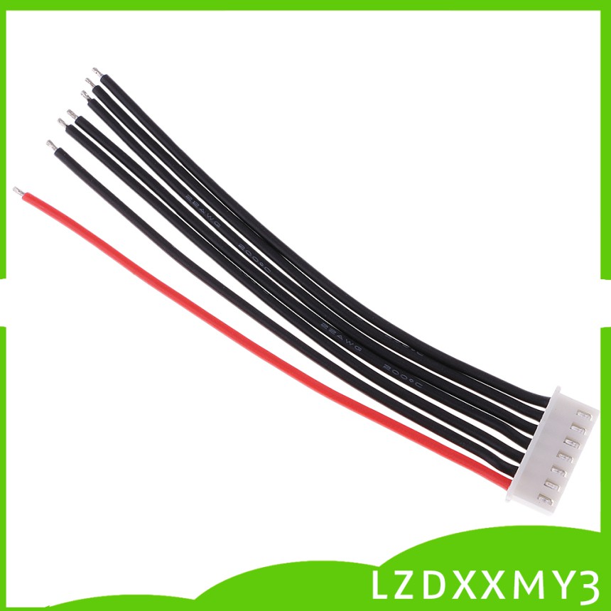 Bộ 10 Dây Cáp Sạc Cân Bằng Silicon 10cm JST XH 2-6S iMAX B6