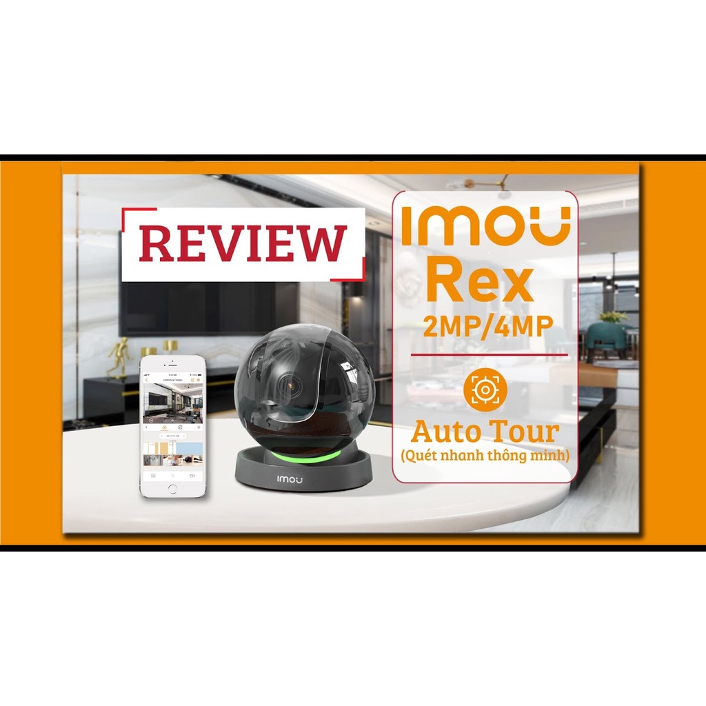 Camera 4M 2M WIFI (Xoay) Trong Nhà IMOU REX A46LP 4.0 Hình Ảnh Sắc Nét