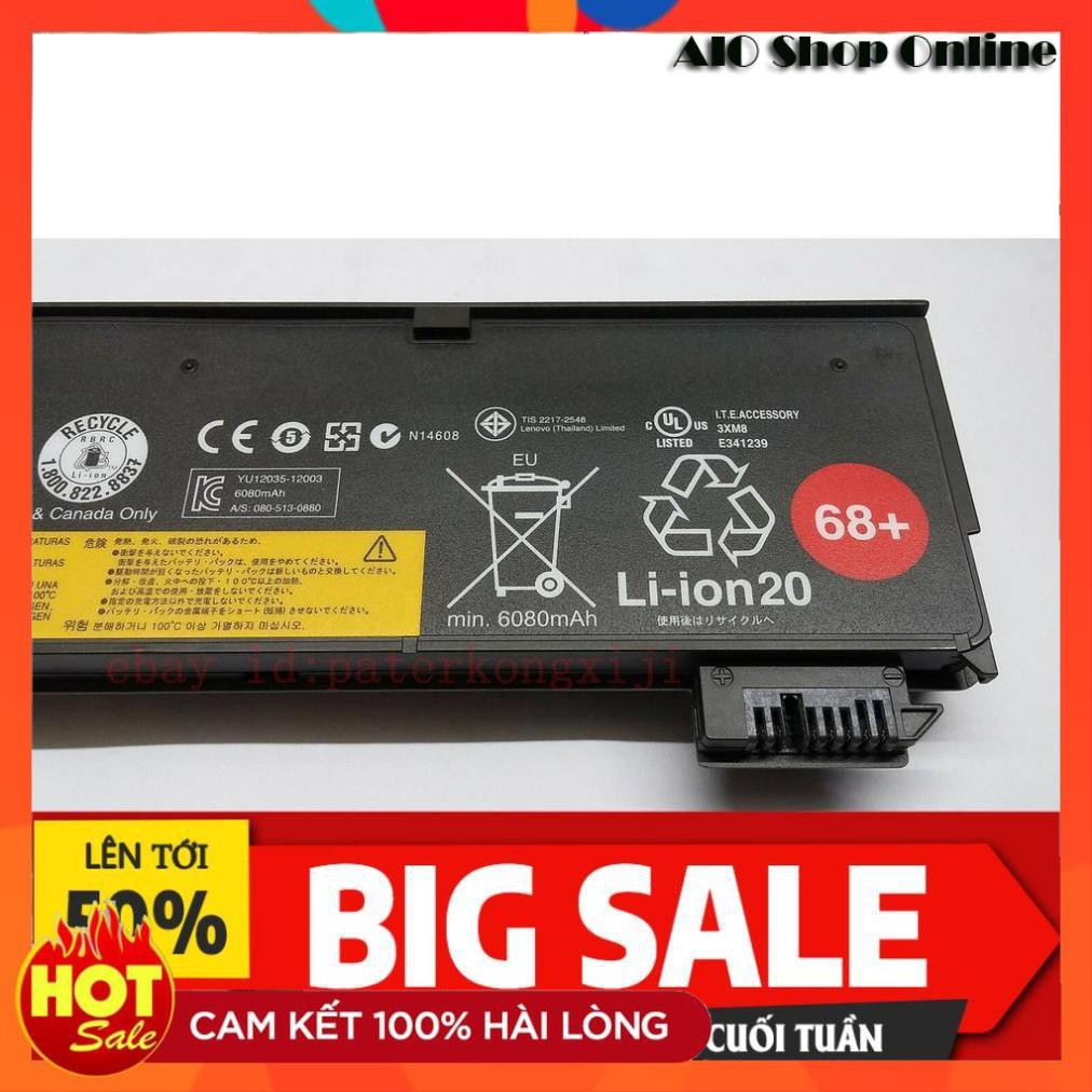 Pin Laptop Lenovo ThinkPad X240 X250 X260 T440s T450s T550 T460 W550  Lắp Ngoài