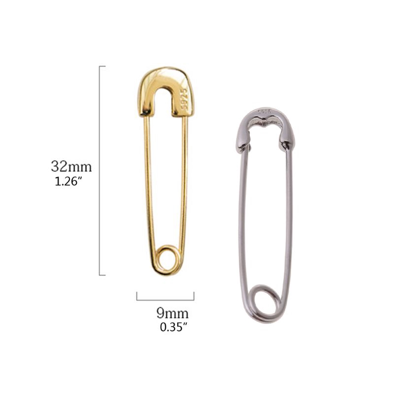 Đôi Khuyên Tai Hình Kim Băng Độc Đáo Thời Trang Cho Nam Nữ