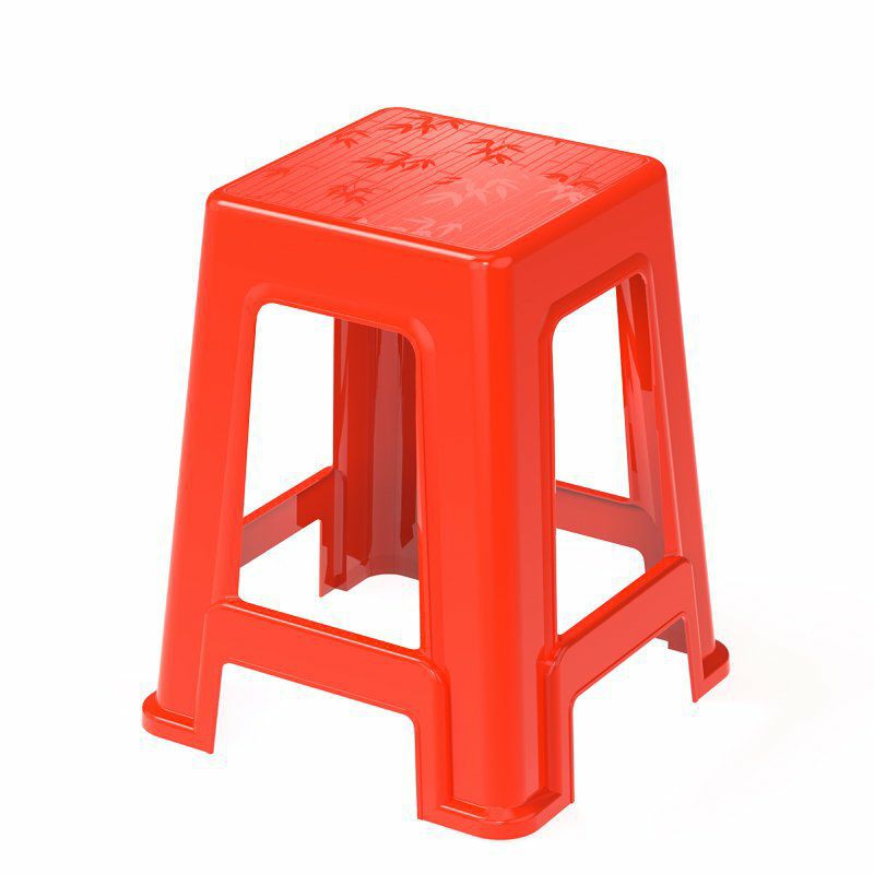 Ghế nhựa cao Duy Tân đại bông -Kích thước:  40.7 x 40.7 x 45 cm