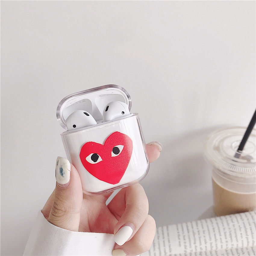 Vỏ Bảo Vệ Hộp Đựng Tai Nghe Airpods Trong Suốt In Hình Mặt Cười Dễ Thương | BigBuy360 - bigbuy360.vn
