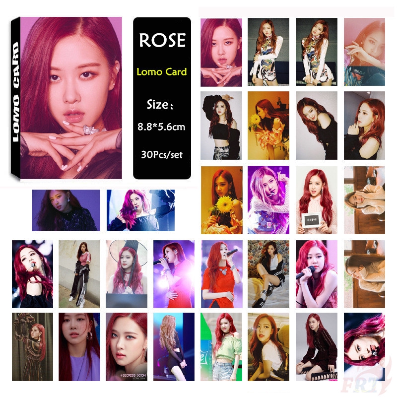 ❤ Album &lt; SQUARE UP &gt; Một &lt; As If It 'S Your Last &gt; Lomo Card ❤ Set 30 Tấm Album Ảnh HD In Họa Tiết Dùng Làm Quà Tặng Cho Fan Hâm Mộ