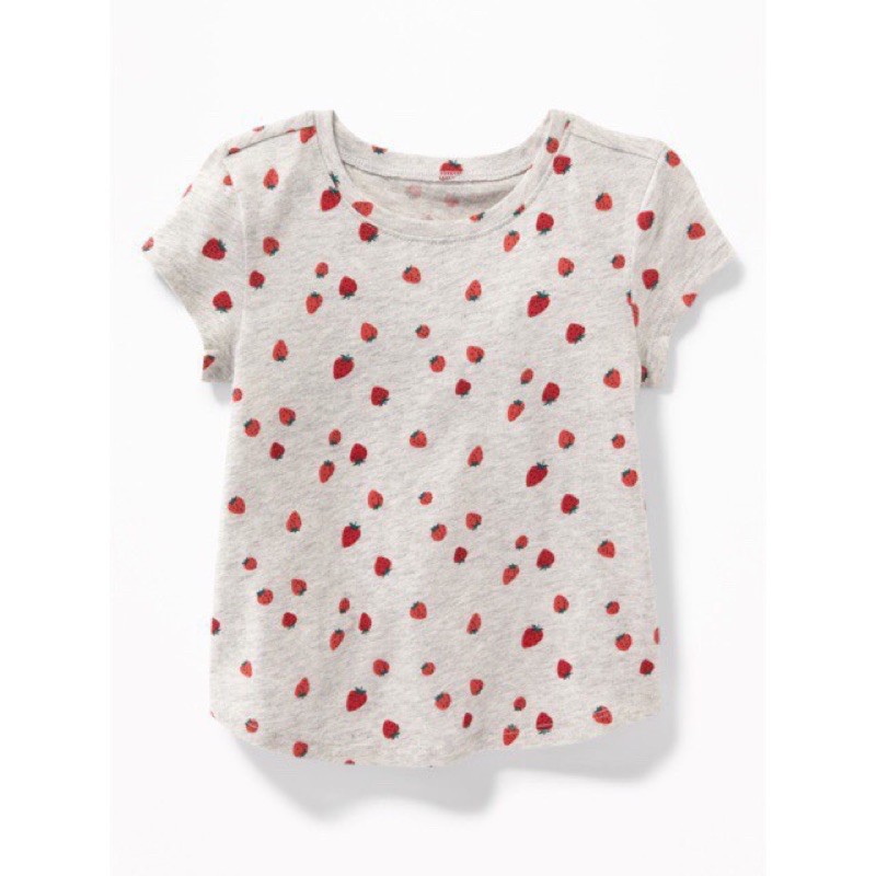 Set 4 áo cotton Oldnavy bé gái 1-5y