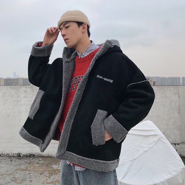 _Áo khoác lót lông siêu ấm .