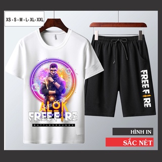 Bộ Hè Nam Free Fire In Nhiệt Cao Cấp Giá Siêu Sock - ALok