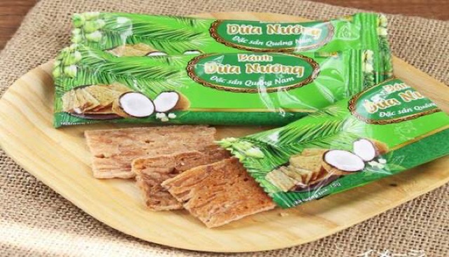 Bánh dừa nướng đặc sản Quảng Nam loại đặc biệt ngon