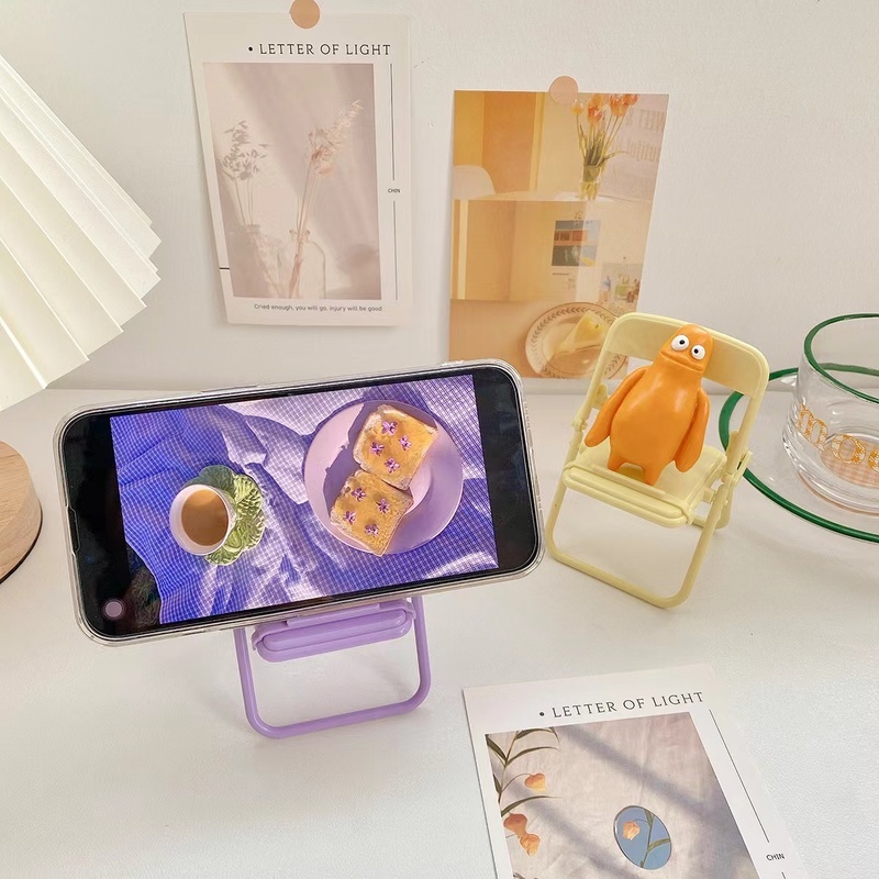 Giá Đỡ Điện Thoại Để Bàn Màu Macaron Xinh Xắn Tiện Dụng