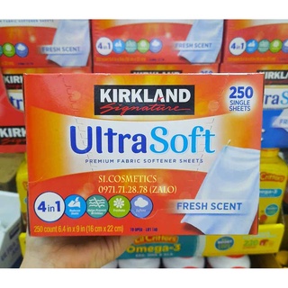 Giấy Thơm Quần Áo Kirkland Mỹ 250 tờ của Mỹ