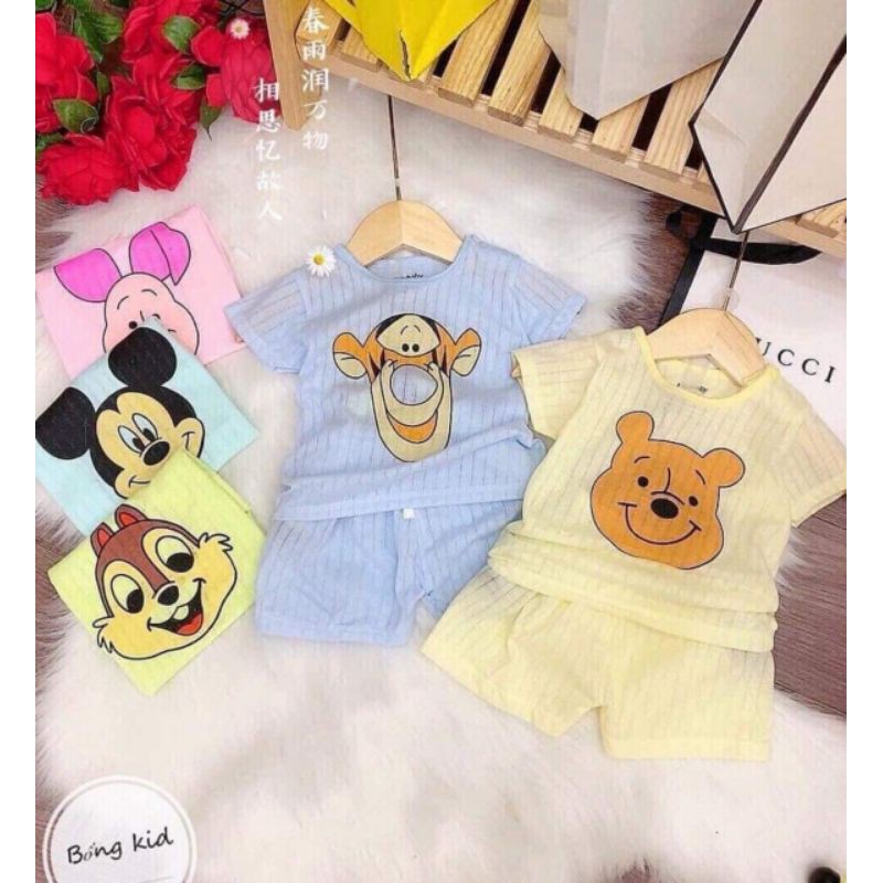Set 5 Bộ Cộc Sợi Tre Cho Bé