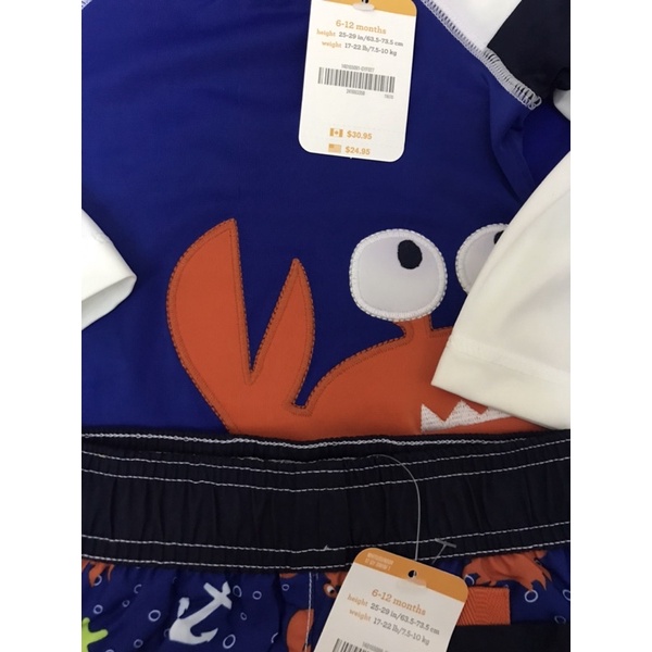 đồ bơi bé trai Gymboree từ 12 tháng đến 18 tháng