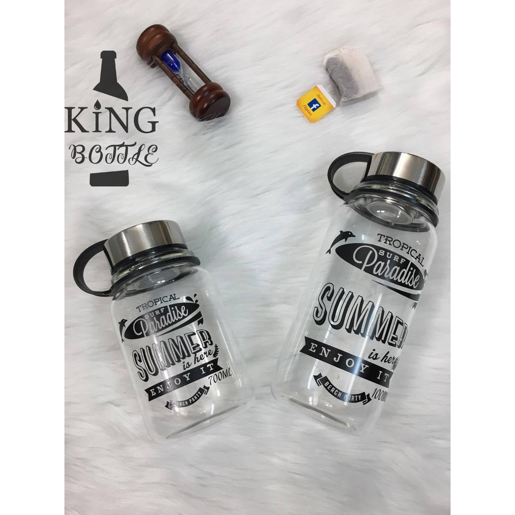 Bình nước thuỷ tinh Summer 1000ml | BigBuy360 - bigbuy360.vn