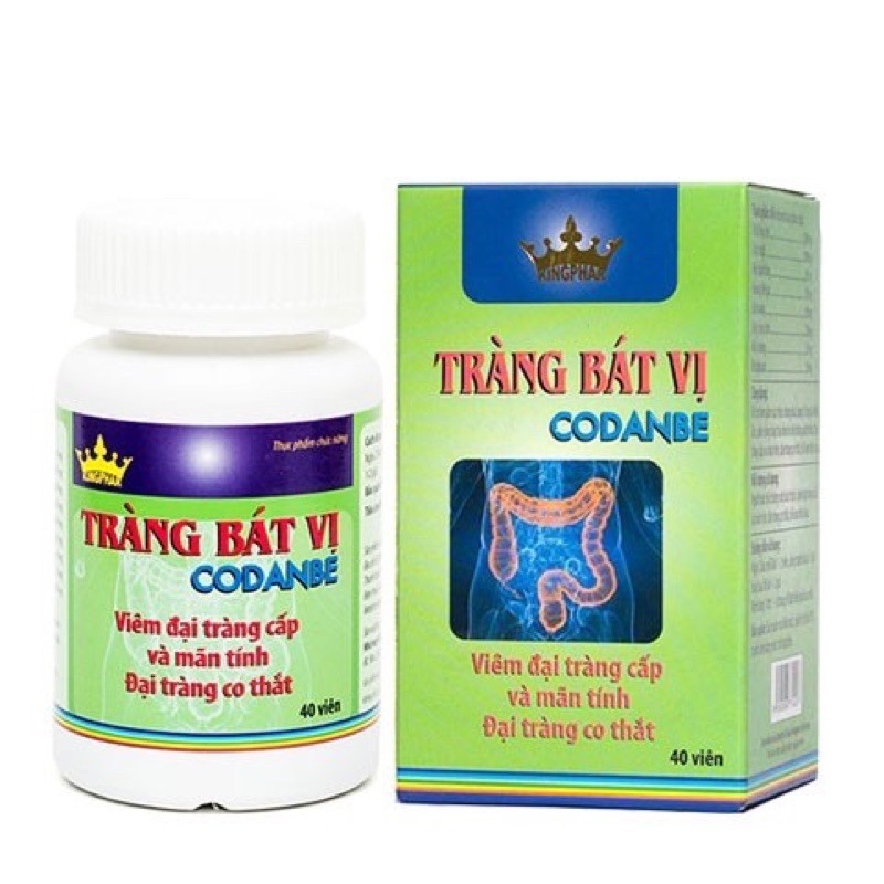 TRÀNG BÁT VỊ KINGPHAR_Tiêu Chảy_Táo bón _Viêm đại tràng cấp và mãn tính _Co Thắt đại tràng
