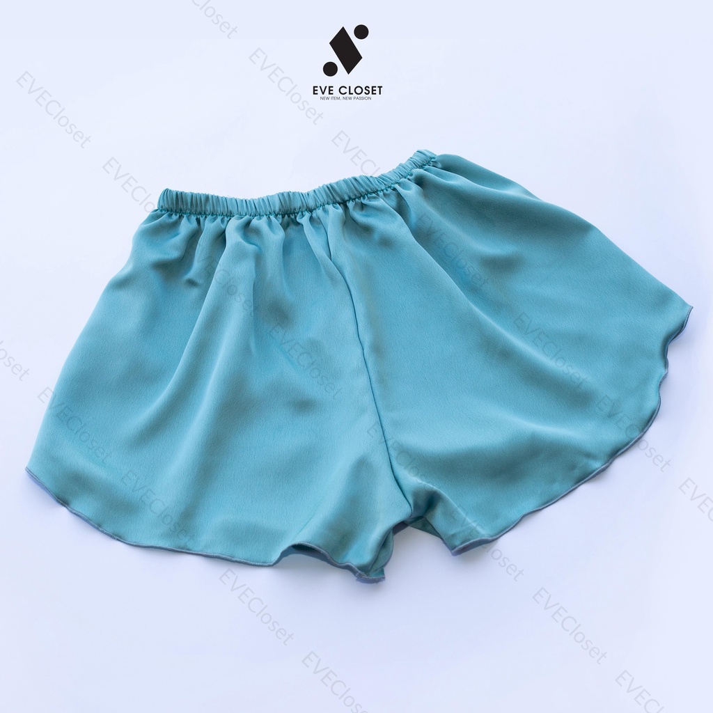 Quần đùi nữ mặc nhà, Quần short chất satin mềm mịn – Hàng thiết kế - EVE CLOSET