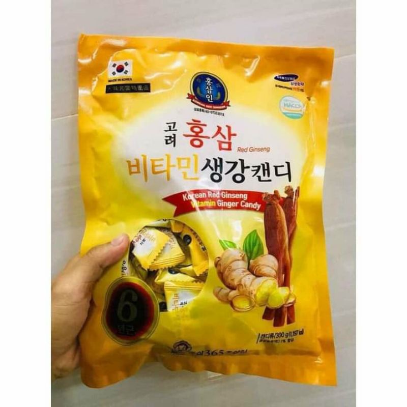 Kẹo gừng korea Red Ginseng(300gr)