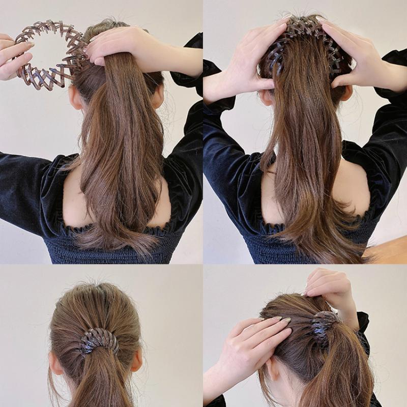 Dây Buộc Tóc Hình Tròn Đơn Giản Xinh Xắn Dễ Thương Cho Nữ