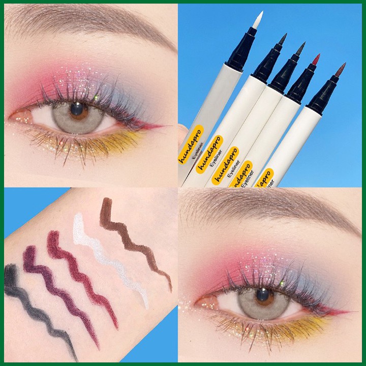 Bút kẻ mắt nước nhiều màu HUDAPRO lâu trôi và không nhòe, bút kẻ my mắt FEY BEAUTY A29
