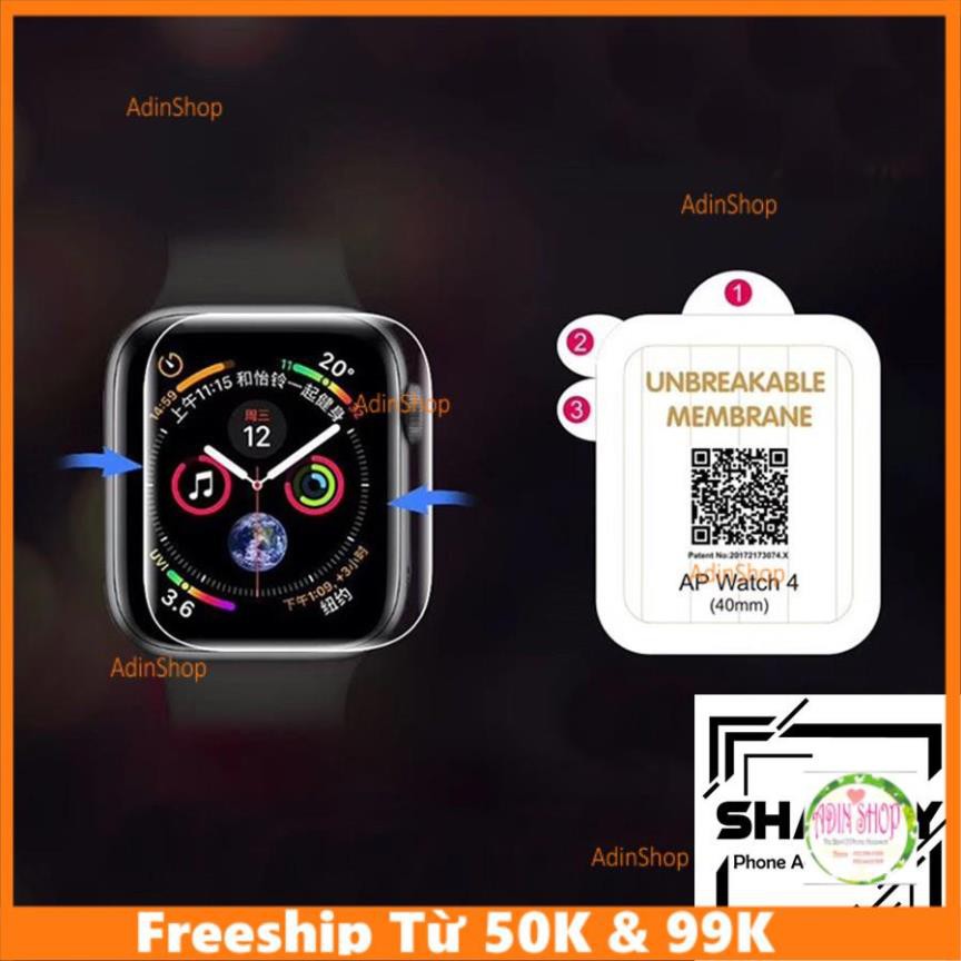 Skin Dán PPF Apple Watch Series 1/2/3/4 Chống Trầy Xước Màn Hình, tự phục hồi vết thương [Adinshop]