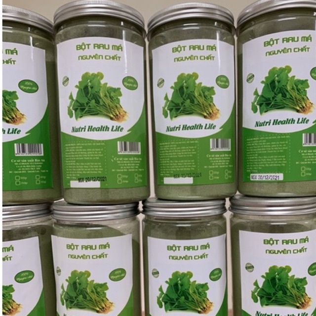 Bột rau má sấy lạnh nguyên chất