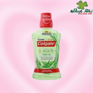 Nước súc miệng Colgate Plax trà xanh, bạc hà 500ml