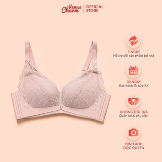Áo lót nữVenus Charm 9697 đệm vừa không gọng nâng đẩy tự nhiên vừa phải
