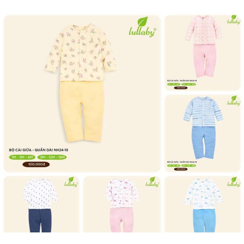 Set bộ hè mặc điều hòa lullaby