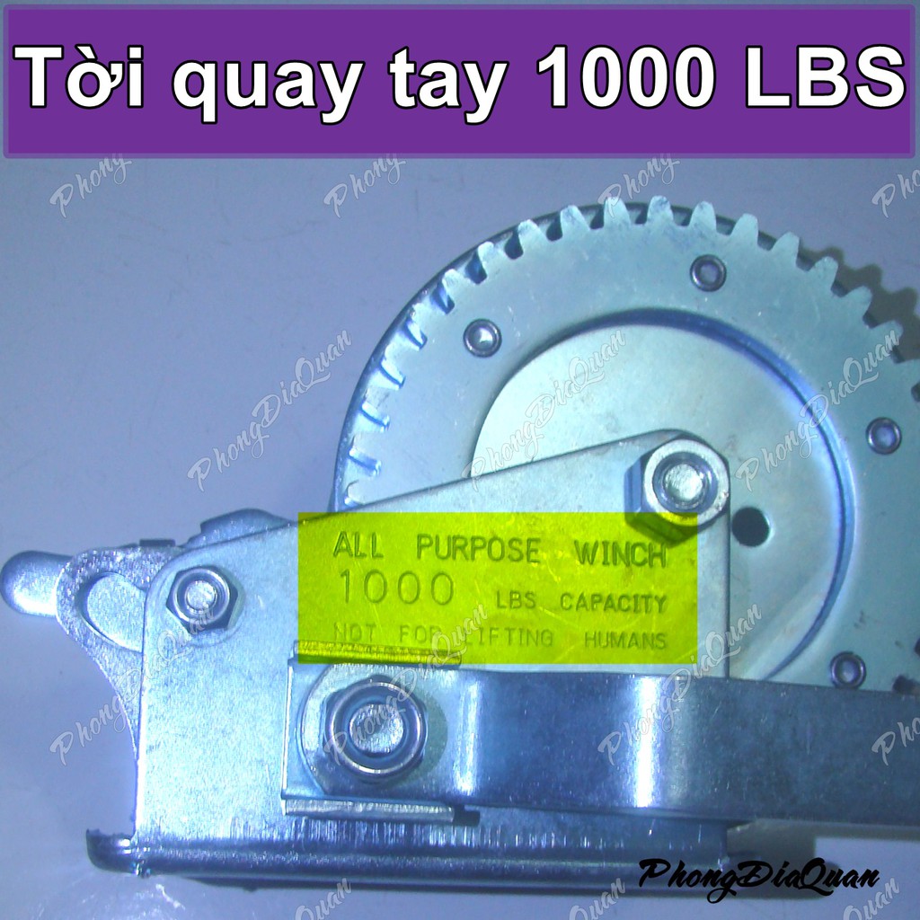 Tời quay tay 1000 LBS