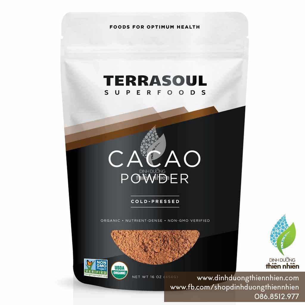 Bột Cacao Hữu Cơ Terrasoul Superfoods