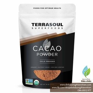 Bột Cacao Hữu Cơ Terrasoul Superfoods