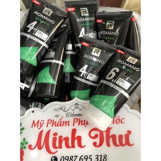 Gel vuốt tóc Romano Classic Siêu cứng 150g (nắp trắng, nắp đen)