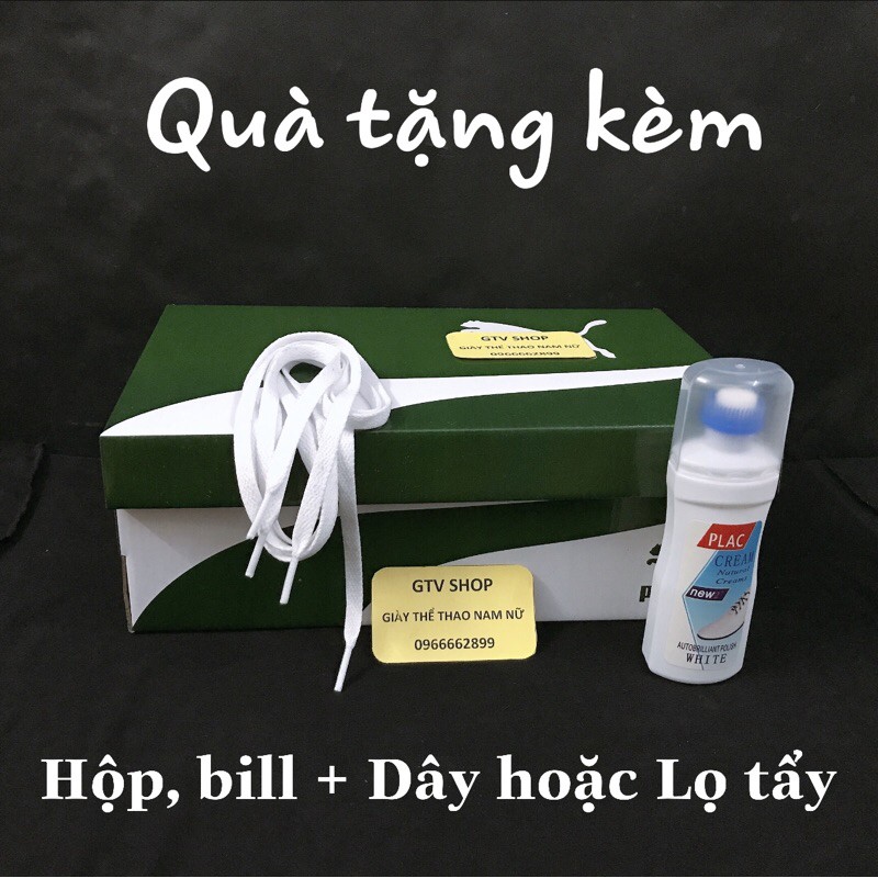 Full box - Full Bill - Tặng quà tùy chọn - Giày sục nữ thể thao PM trắng sọc đen, size 36-39.   . | BigBuy360 - bigbuy360.vn