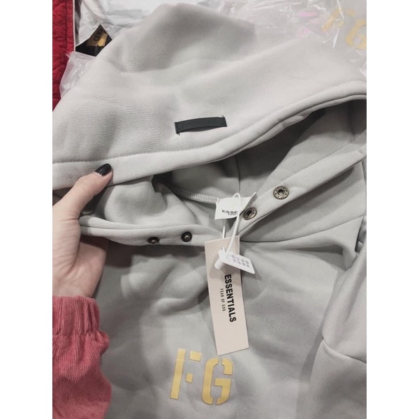 Có video thật. Áo nỉ mũ hoodie Fear of God nỉ bông tag nhựa | BigBuy360 - bigbuy360.vn