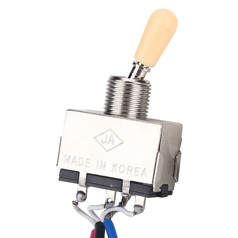 Bộ Dây Công Tắc 2T2V 3 Chiều 500K Thay Thế Cho Đàn Guitar Điện Les Paul LP