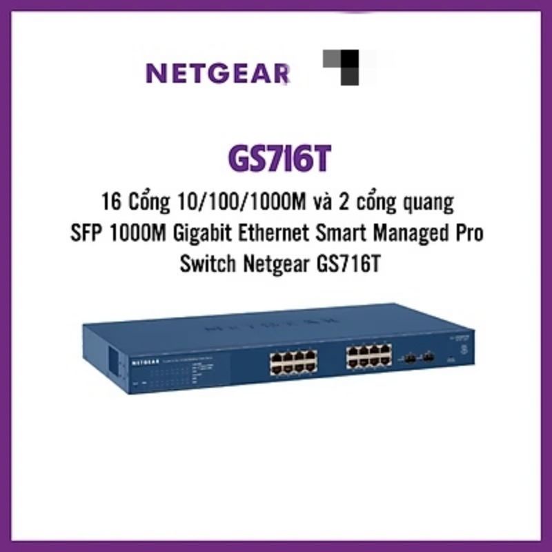 Bộ chia mạng Netgear Managed 16 cổng 10/100/1000 + 2SFP 100/1000. Switch HP 1920-16g 10/100/1000 HP 1920-16Gb.