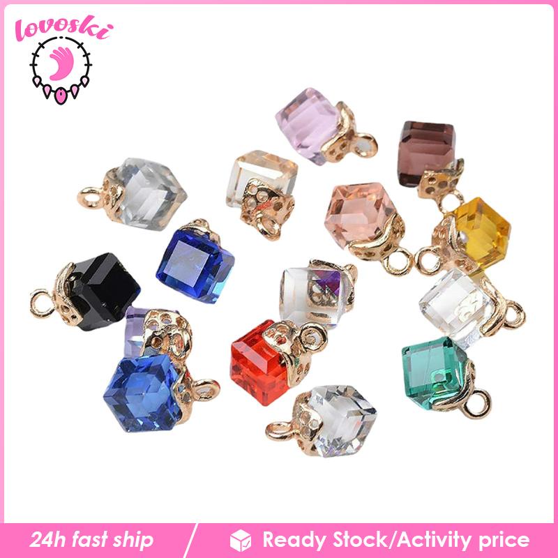 Set 40 Mặt Dây Chuyền Pha Lê Nhiều Màu Sắc