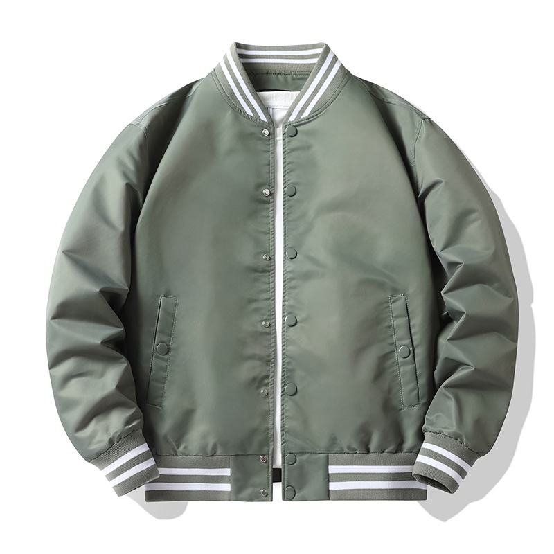 Áo khoác bomber bóng chày mỏng nam giới