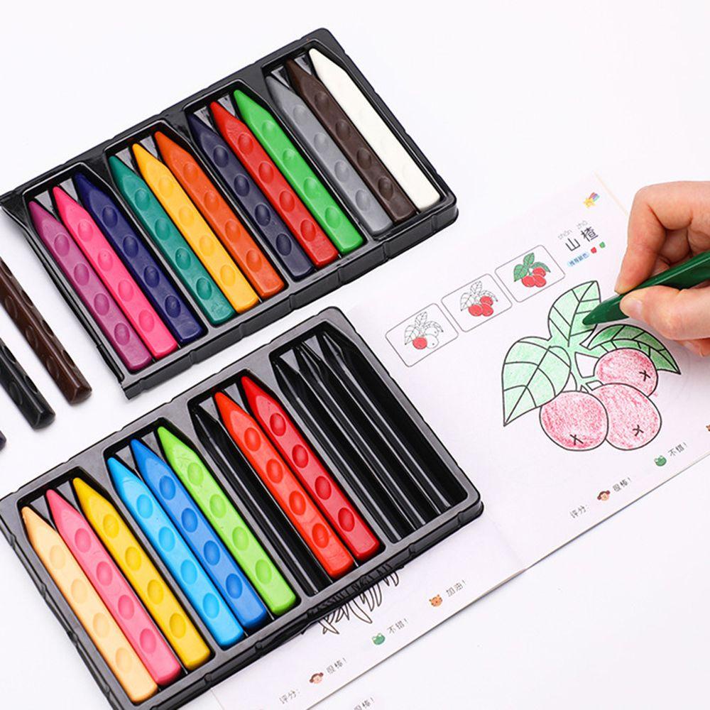 Bộ 12 / 24 / 36 Bút Chì Màu Không Độc Hại Có Thể Xóa Được