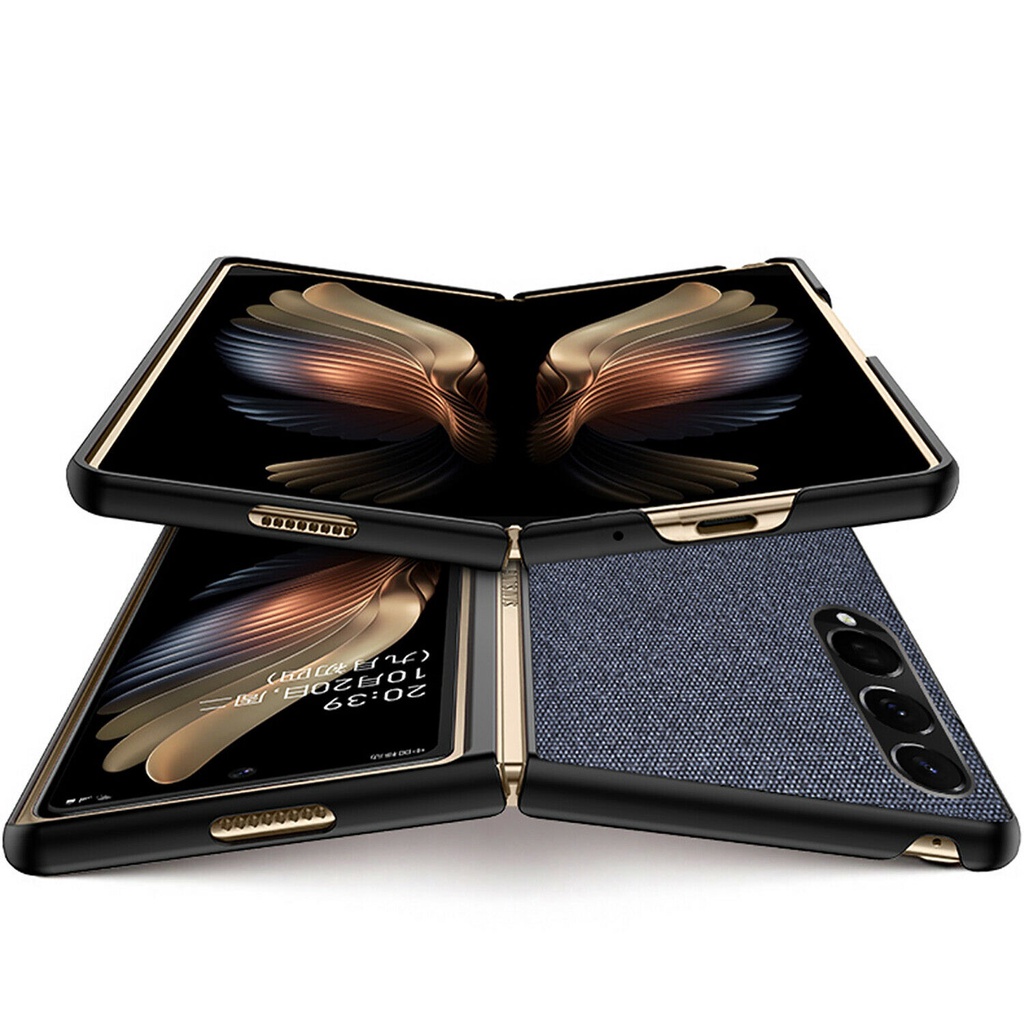 Ốp Điện Thoại Pc Cứng Siêu Mỏng Chống Sốc Sang Trọng Cho Samsung Galaxy Z Fold 3 5g