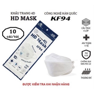 1 cái khẩu trang y tế, khẩu trang f94 hàn quốc an phong hd mask - ảnh sản phẩm 9