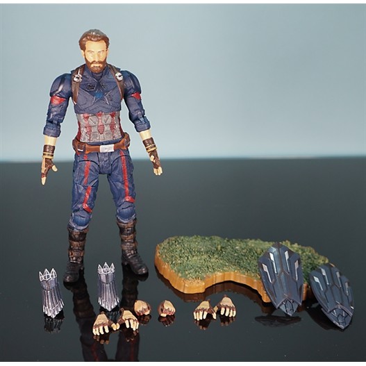 MÔ HÌNH CHÍNH HÃNG MARVEL SELECT CAPTAIN AMERICA INFINITY WAR (CÓ SẴN)