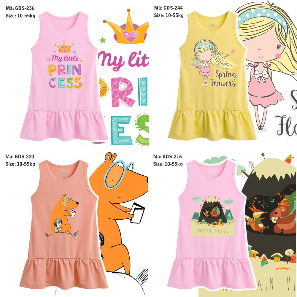 Đầm bé gái GUMMY 10-55kg l