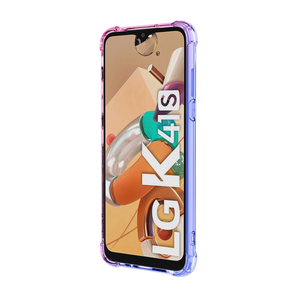 Bao Da Điện Thoại Màu gradient Cho lg k41s v60 thinq k61 k51 q51 stylo 5 6 k50 q60 k51s Ốp