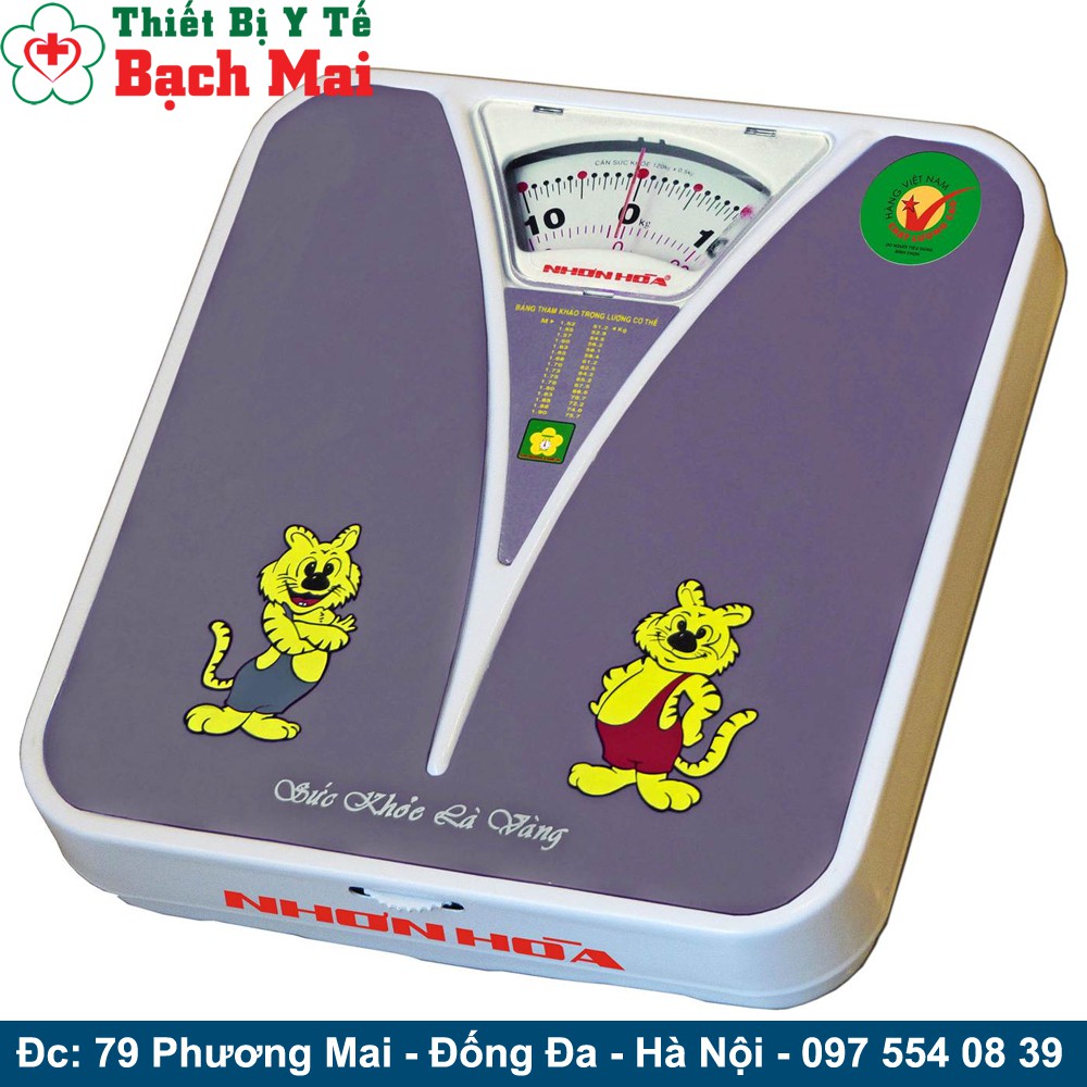 Cân Sức Khoẻ Nhơn Hoà 120kg [NHHS-120-K5]