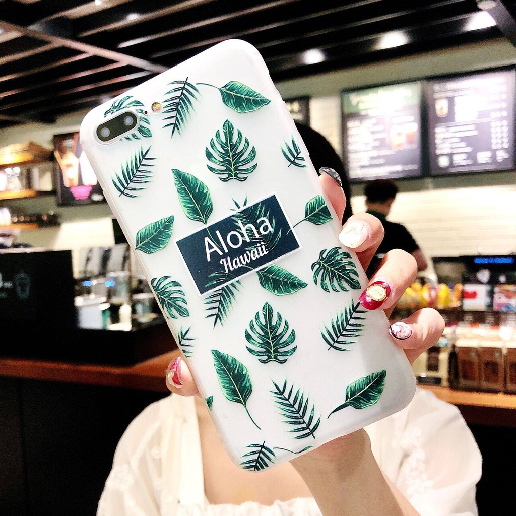 Ốp silicon mịn hoa quả aloha