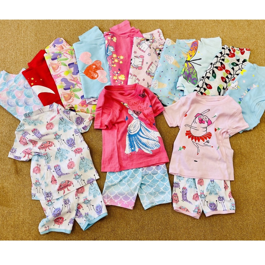 Set 2 bộ bozip bé gái vnxk