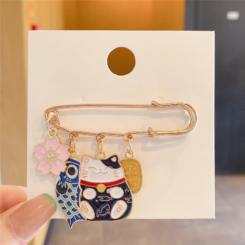 Ghim Cài Áo Hình Hoạt Hình Nhật Bản Dễ Thương Thời Trang Mùa Hè Cho Nữ